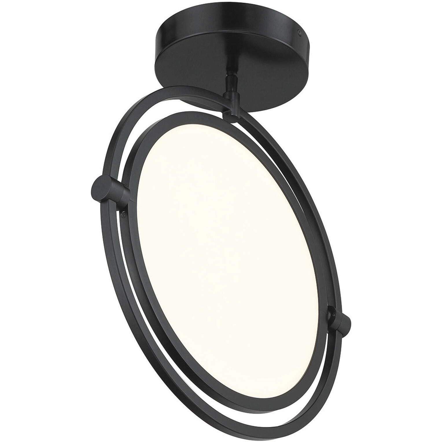 Studio 23 LED 16.5 inch Coal Semi Flush Ceiling Light